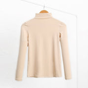 Valentina Rossetti | Fleece-Lined Turtleneck Top For Women