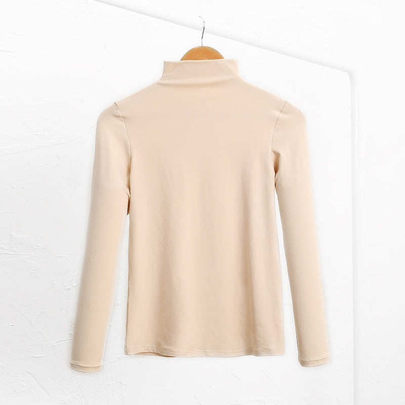 Valentina Rossetti | Fleece-Lined Turtleneck Top For Women