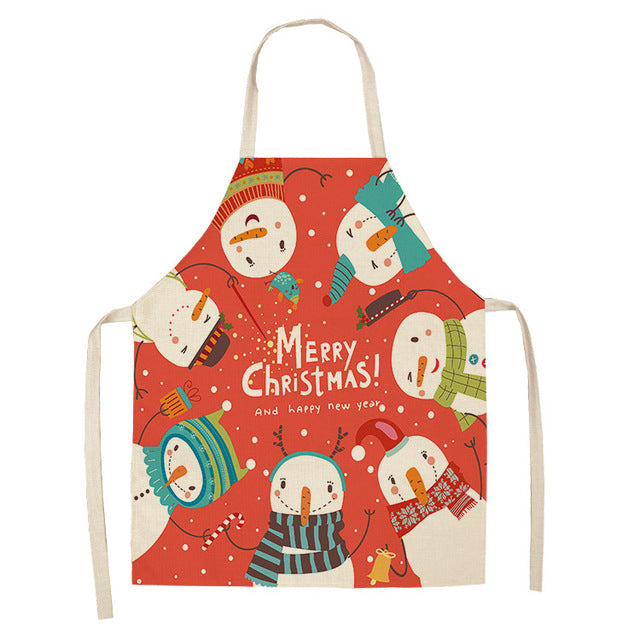 Celeste Duvall | Unisex Christmas Print Kitchen Apron