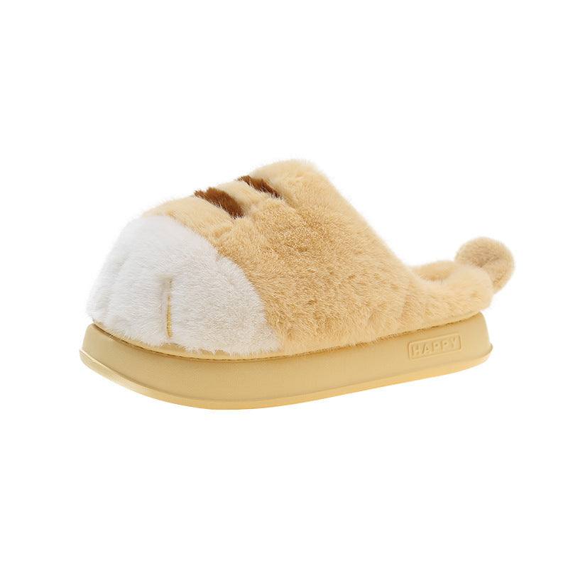 Nico Bellamy | Cozy Cat Paw Plush Slippers For Unisex