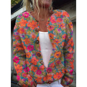 Margherita Solano | Striped Color-Block Knit Cardigan For Women
