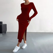 Beatrice Lombardi | Ribbed Knit Maxi Dress For Women