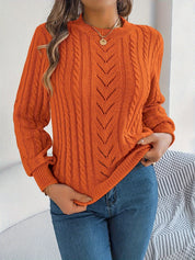 Camilla Winterbourne | Cable-Knit Textured Sweater For Women