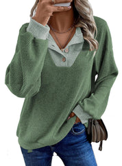 Margherita Fontanelli | Ribbed Knit Collared Sweater For Women