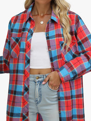Fiorella Duquesne | Buffalo Check Shirt With Tie-Front Styling
