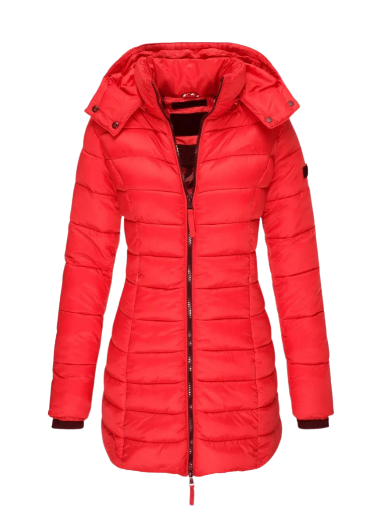 Isabelle Fontaine | Quilted Long Puffer Coat For Women
