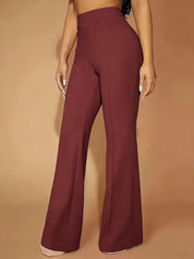 Adele Fontenay | High-Waist Wide-Leg Trousers For Women