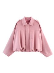 Renata Ashbourne | Faux Suede Pilot Jacket For Women