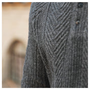 Mack Fairworth | Chevron Knit Polo Sweater For Men