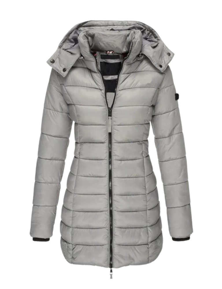 Isabelle Fontaine | Quilted Long Puffer Coat For Women