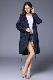 Camille Fonteneau | Hooded Windproof Raincoat For Women