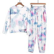 Giselle Castille | Tie-Dye Two Piece Lounge Set For Women