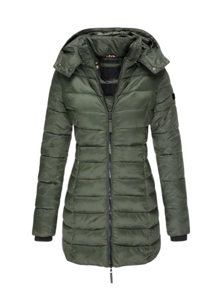 Isabelle Fontaine | Quilted Long Puffer Coat For Women