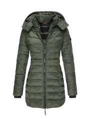 Isabelle Fontaine | Quilted Long Puffer Coat For Women