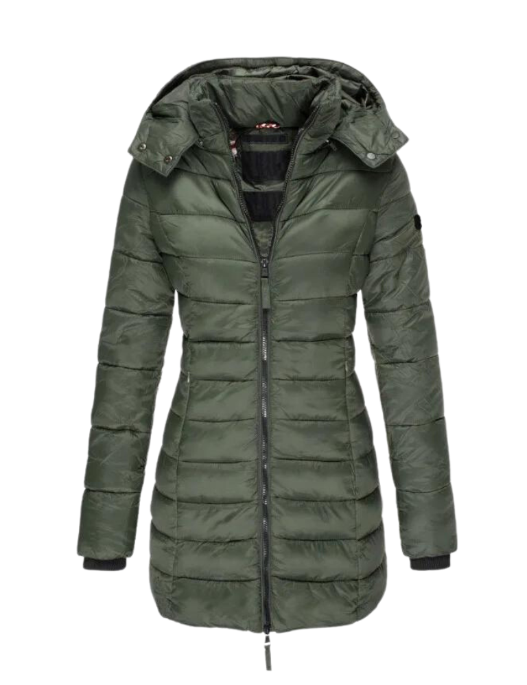 Isabelle Fontaine | Quilted Long Puffer Coat For Women