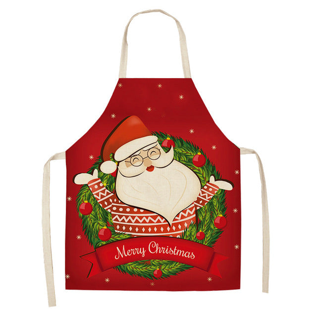 Celeste Duvall | Unisex Christmas Print Kitchen Apron