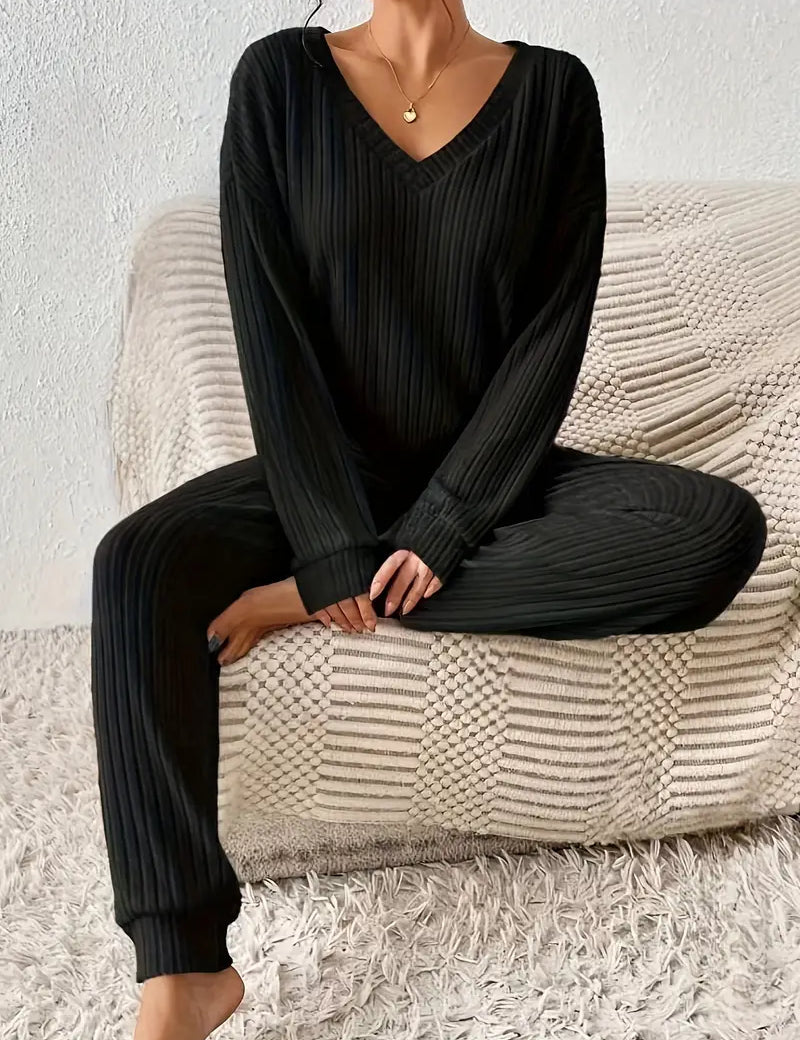 Aurélie Bennett | Ribbed Loungewear Set For Women