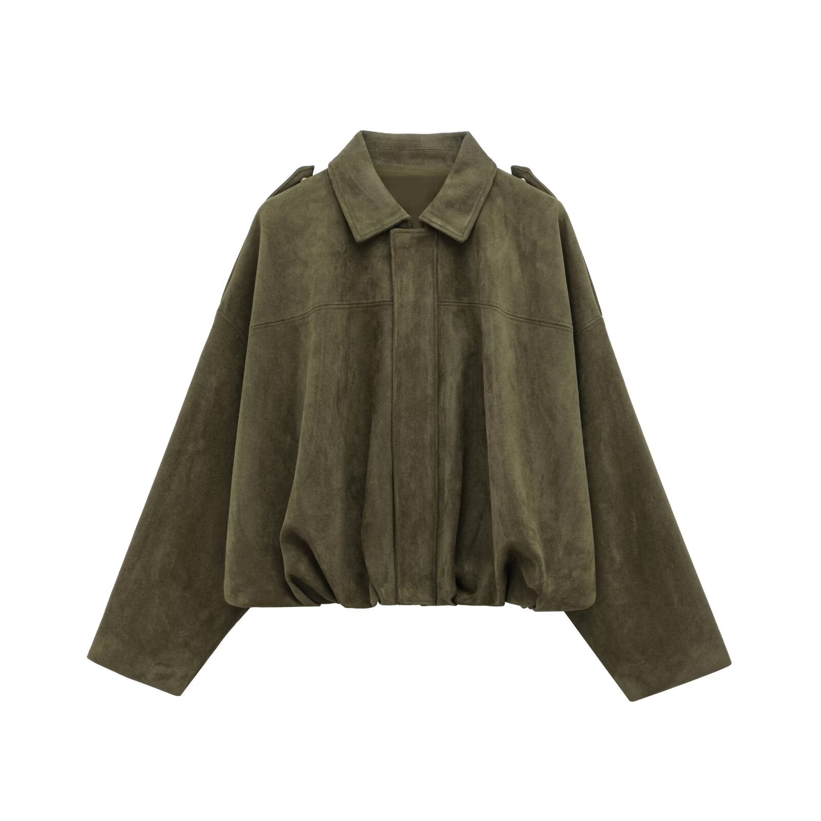 Renata Ashbourne | Faux Suede Pilot Jacket For Women