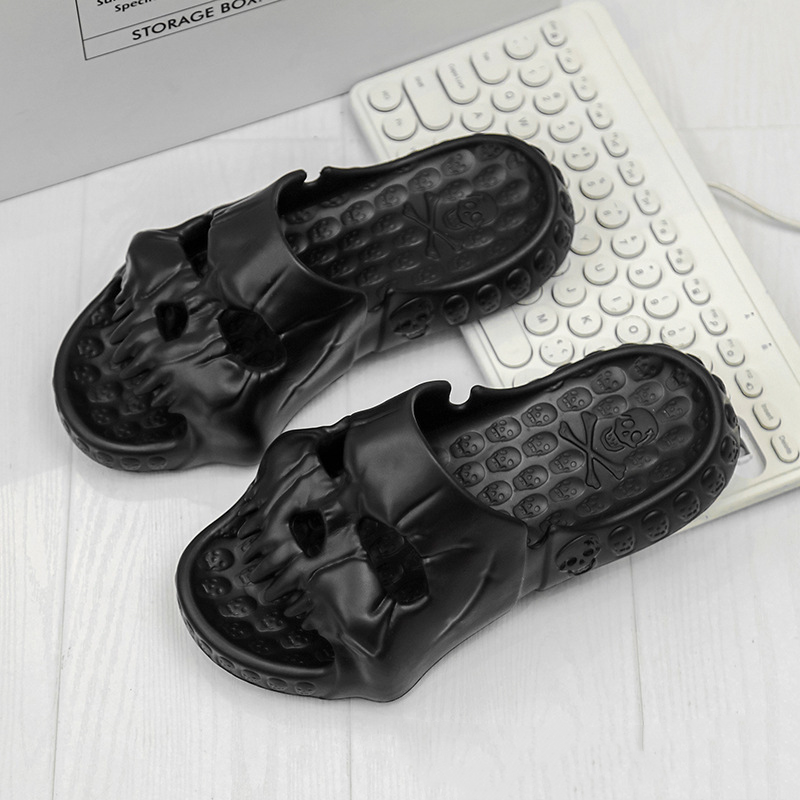 Skeleton Crew | Skull Halloween Slippers For Unisex