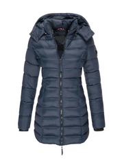 Isabelle Fontaine | Quilted Long Puffer Coat For Women