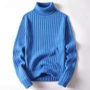 Jude Quarton | Slim Fit Ribbed Turtleneck Sweater For Men