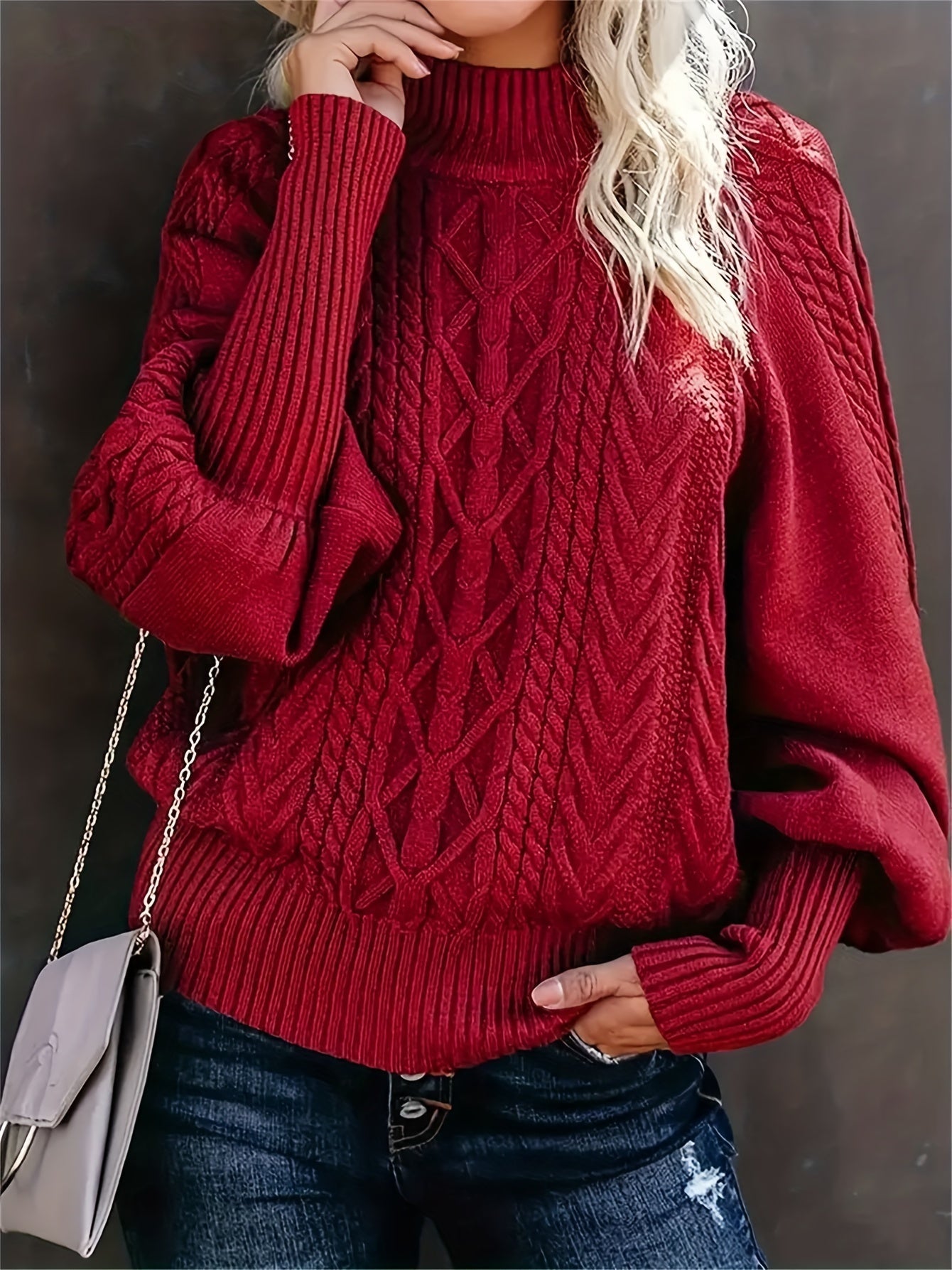 Giselle Beaulieu | Cozy Cable-Knit Sweater For Women