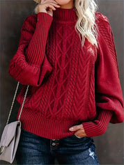 Giselle Beaulieu | Cozy Cable-Knit Sweater For Women
