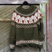Solange Winterbourne | Nordic Fair Isle Oversized Sweater For Women