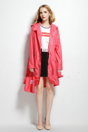 Camille Fonteneau | Hooded Windproof Raincoat For Women