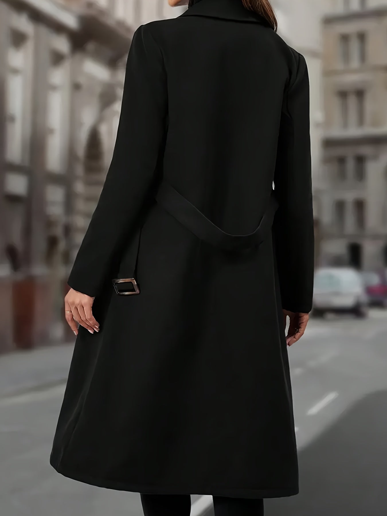 Amandine Cresswell | Double-Breasted Wool Coat For Women