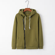 Marielle Fontenot | Diagonal Zip Hoodie For Women