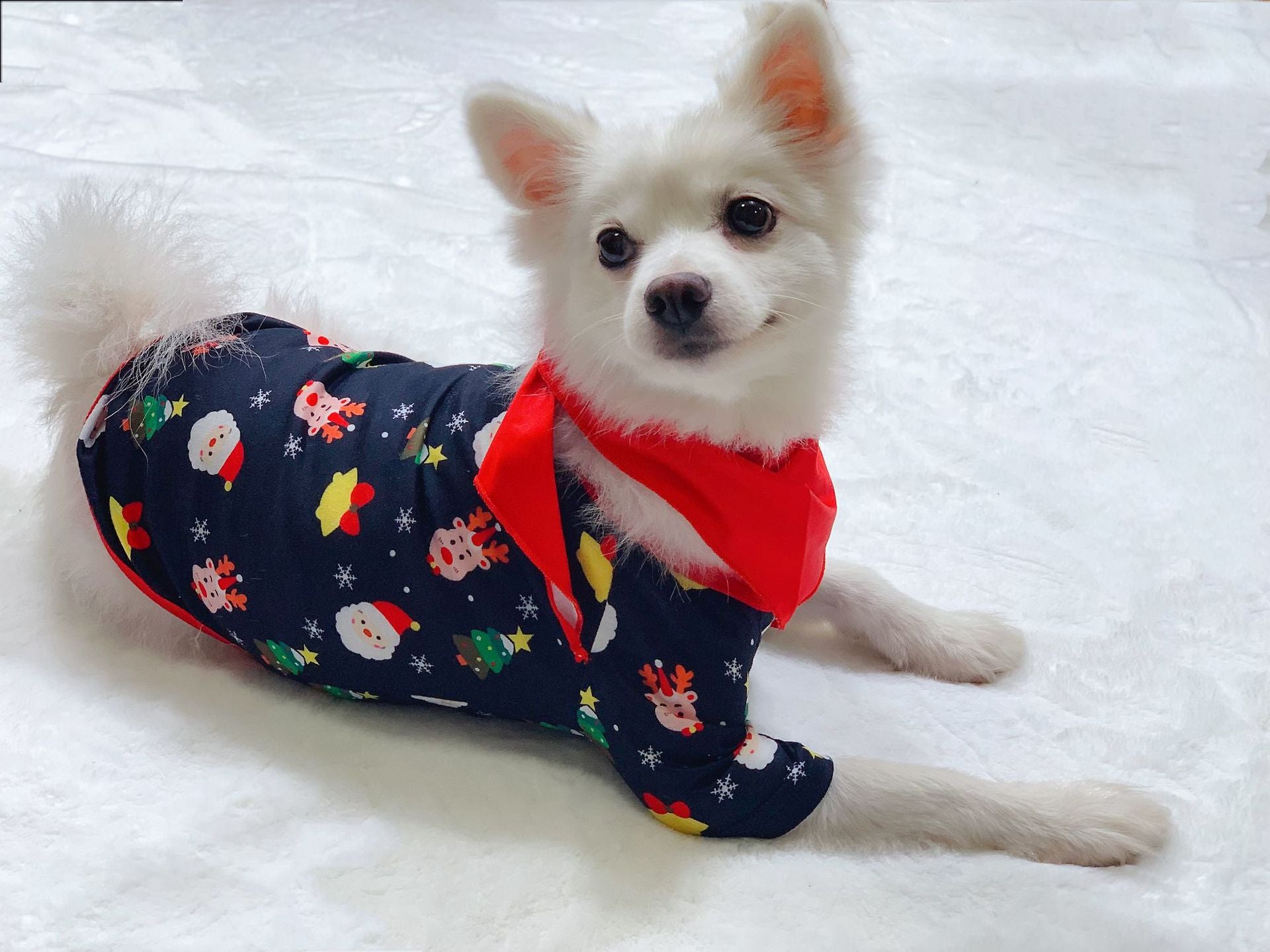 Pine Cheer | Black Santa Print Christmas Pajamas Unisex & Family
