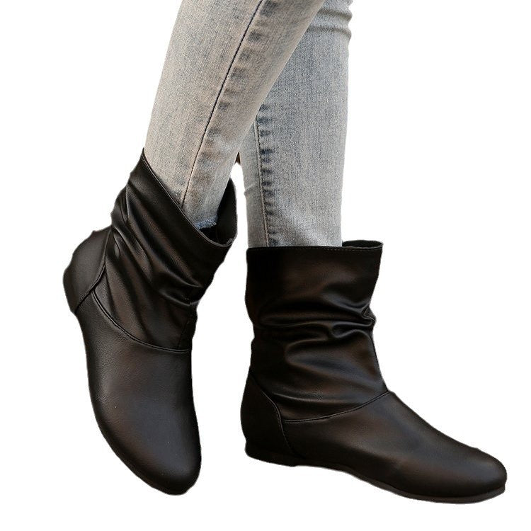 Genevra Ashworth | Slouchy Cowboy Boots With Round Toe For Women