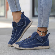 Elara Ravenswood | Orthopedic Sneakers Beige Wide Fit