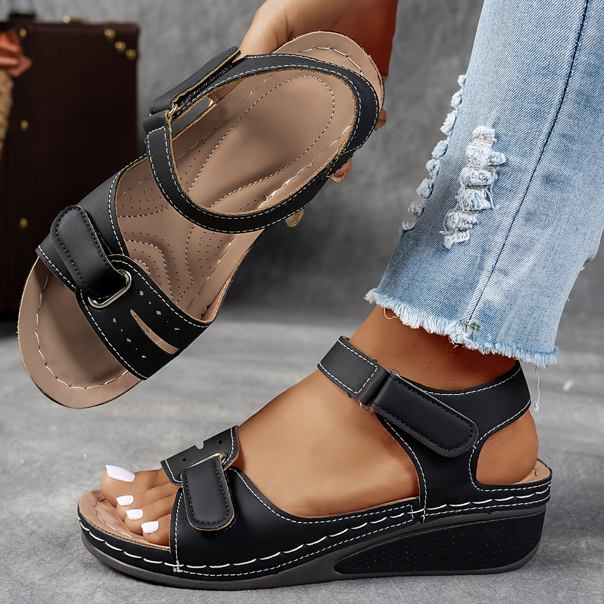 Mariette Duvallon | Orthopedic Wedge Sandals For Women