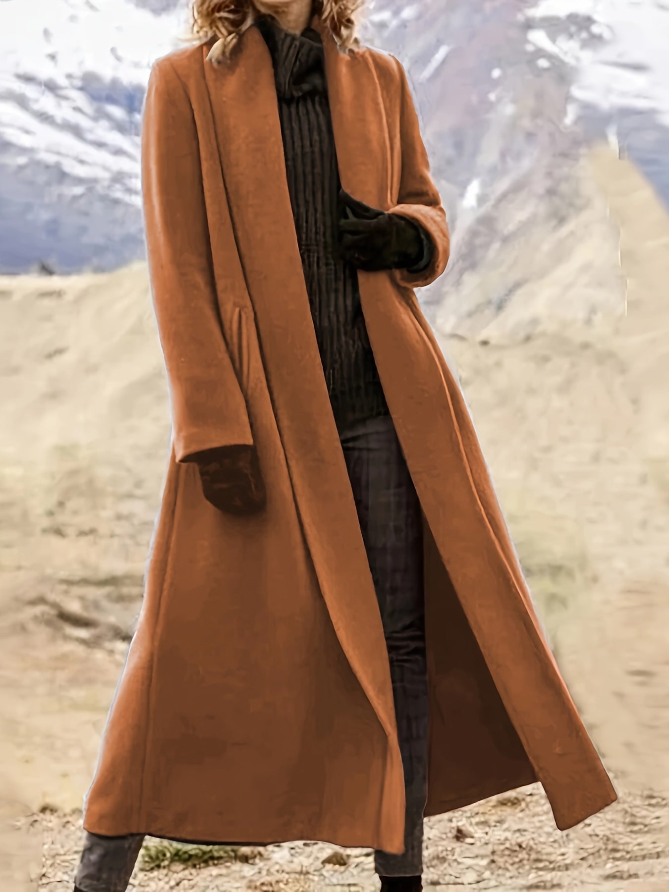 Cordelia Ashworth | Elegant Longline Overcoat For Women