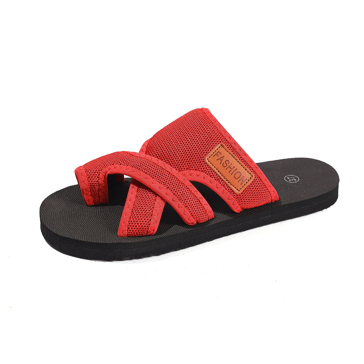 Giada Montefiore | Crisscross Mesh Slide Sandals For Women