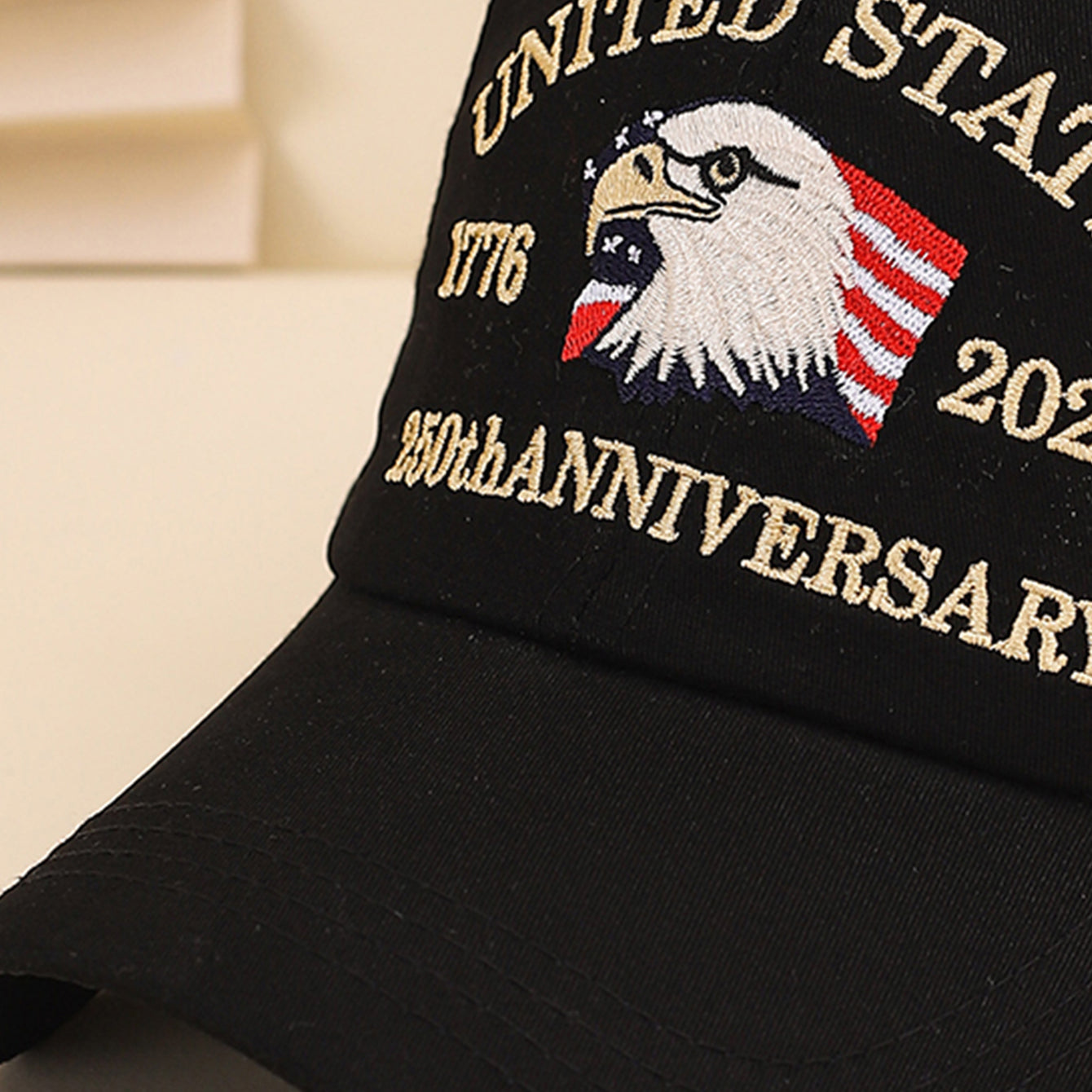 Delphine Lachapelle | Eagle Embroidered 1776 Veterans Day Baseball Cap Unisex