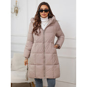 Clémentine Vaucresson | Hooded Mid-Length Puffer Coat For Women