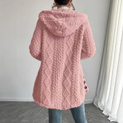 Celestine Harcourt | Hooded Teddy Midi Coat For Women
