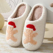 Noel Ashworth | Cozy Santa Claus Christmas Slippers For Women And Men