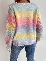Nora Westbrook | Tie-Dye Off-Shoulder Sweater For Women