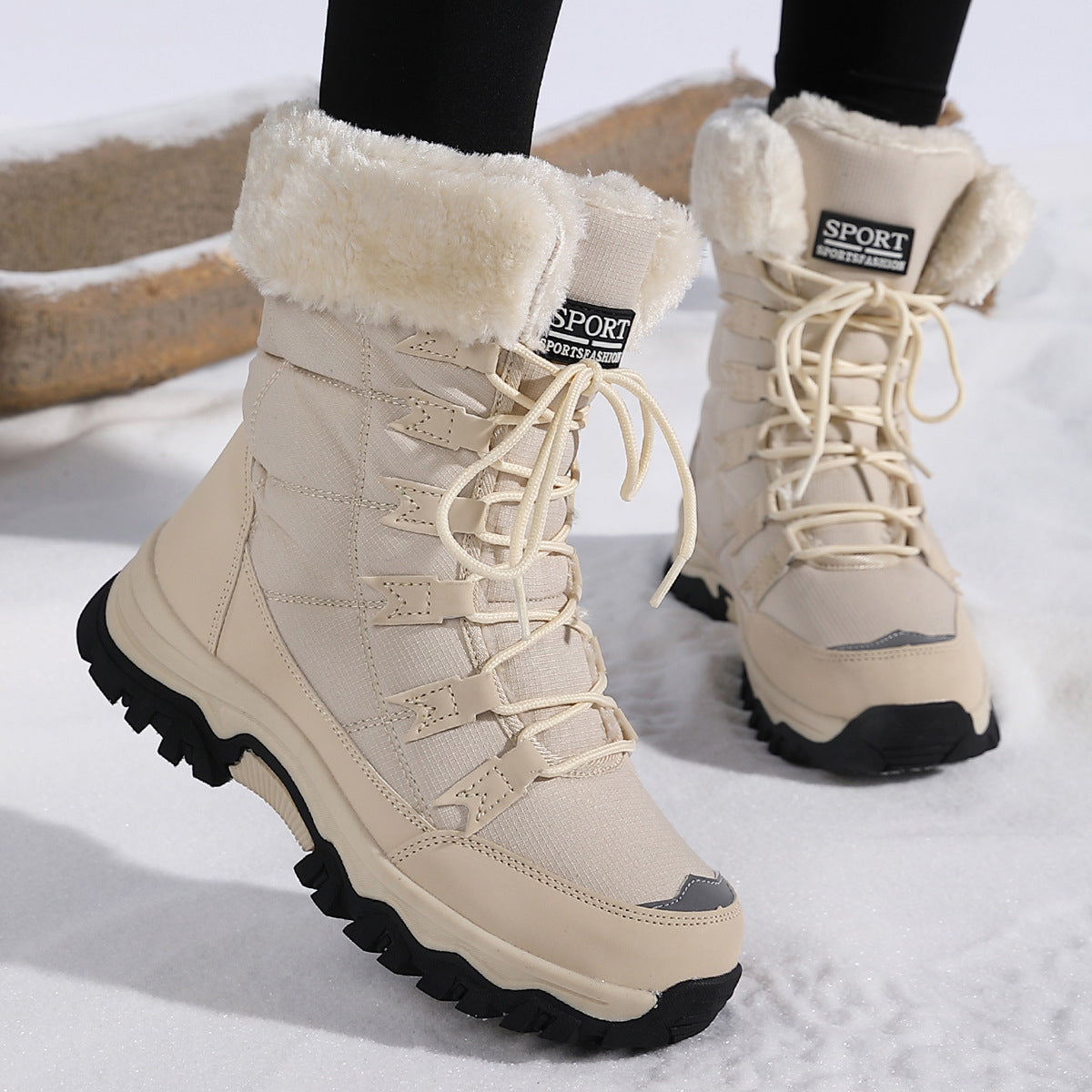 Liliane Cassel | Waterproof Fur-Lined Snow Boots For Women