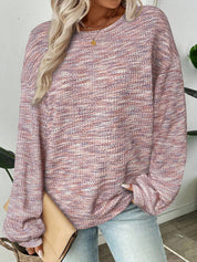 Marisela Thorne | Oversized Round Neck Knit Sweater For Women