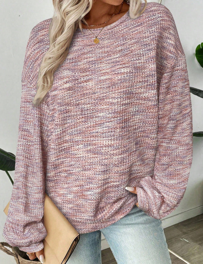 Marisela Thorne | Oversized Round Neck Knit Sweater For Women