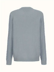 Amara Delfino | Textured Button-Front Cardigan For Women