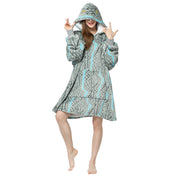 Edie Carrcombe | Printed Wearable Blanket Hoodie For Women