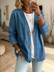 Danielle Westbrook | Casual Denim Cardigan Jacket For Women