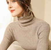 Ludovica Ashcombe | High Neck Cashmere Sweater For Women