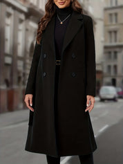 Amandine Cresswell | Double-Breasted Wool Coat For Women